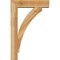 Ekena Millwork Thorton Block Rough Sawn Bracket w/ Offset Brace, Western Red Cedar, 6"W x 22"D x 34"H BKT0604X22X34THR05RWR - alternate 2